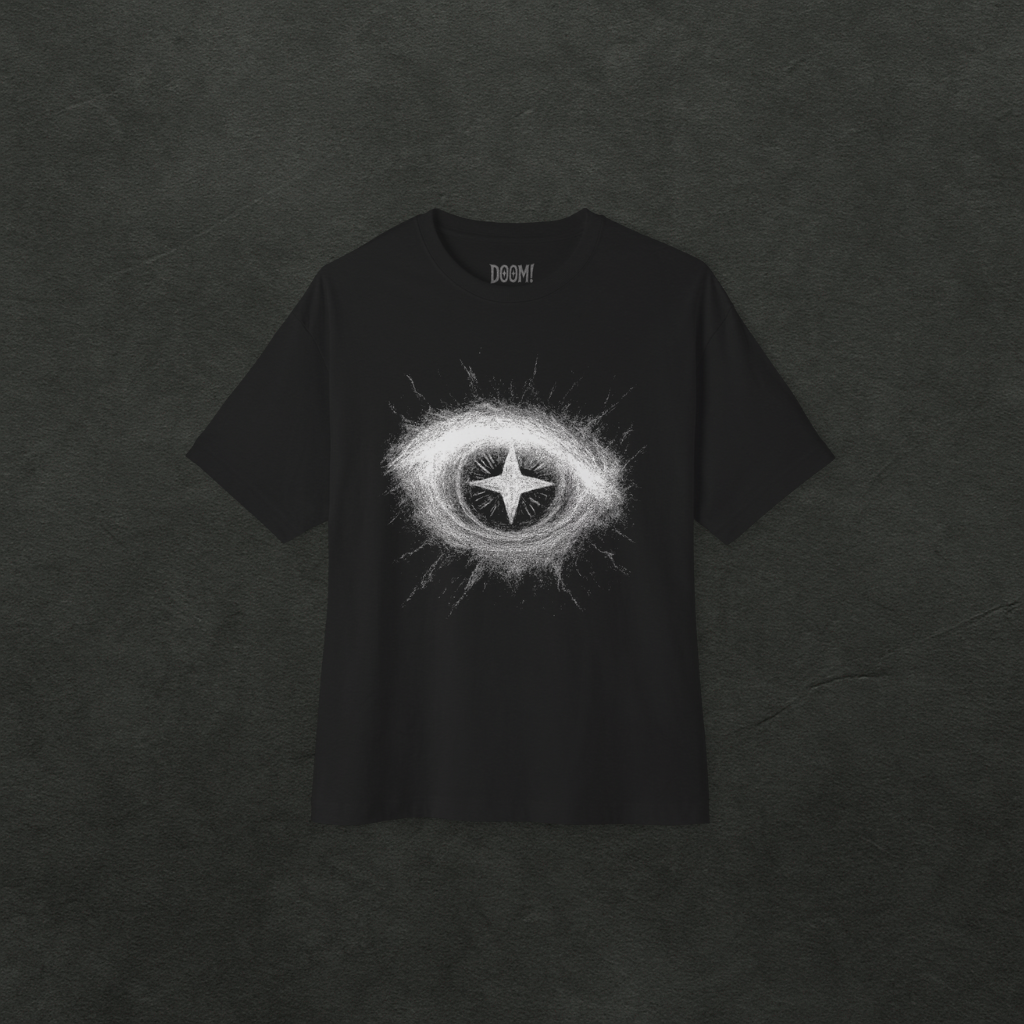 EYE OF DOOM - Oversized Graphic Tee
