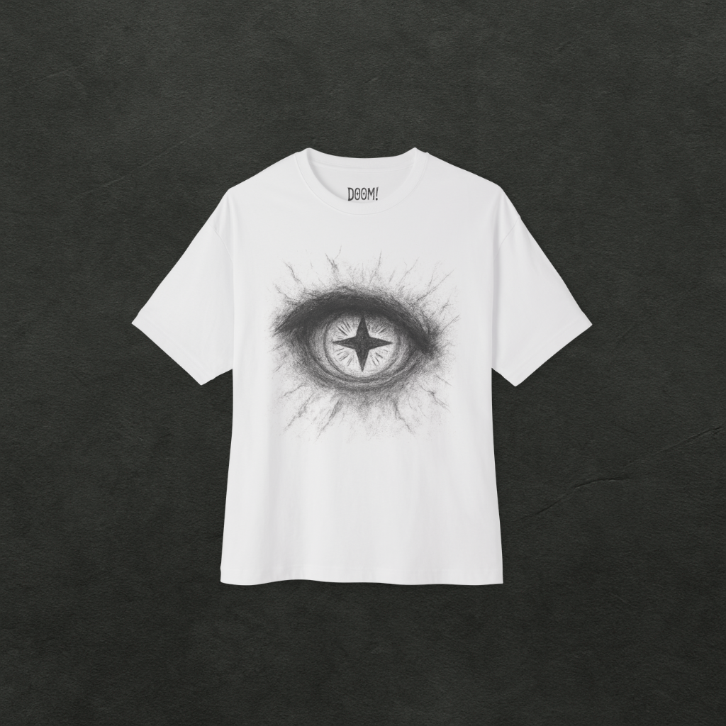 EYE OF DOOM - Oversized Graphic Tee