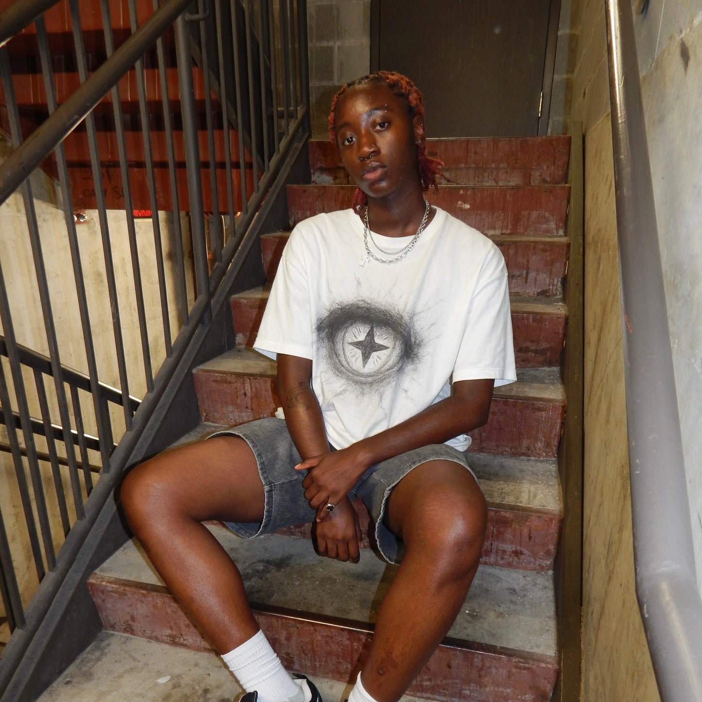 EYE OF DOOM - Oversized Graphic Tee